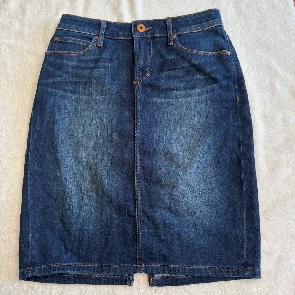 Articles Of Society Blue Pencil Skirt Knee-Length Casual. Great condition.